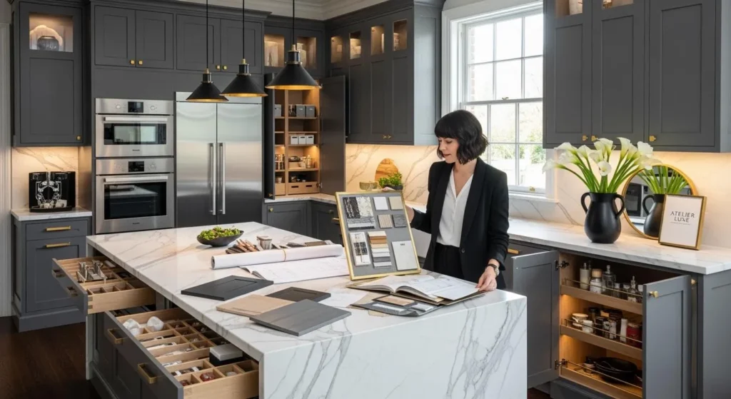 How-Interior-Designers-Choose-Custom-Kitchen-Cabinets-for-Modern-Luxury-Homes
