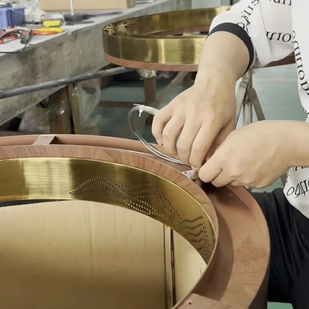 10.Standardized Production of Ceiling Fan Lights