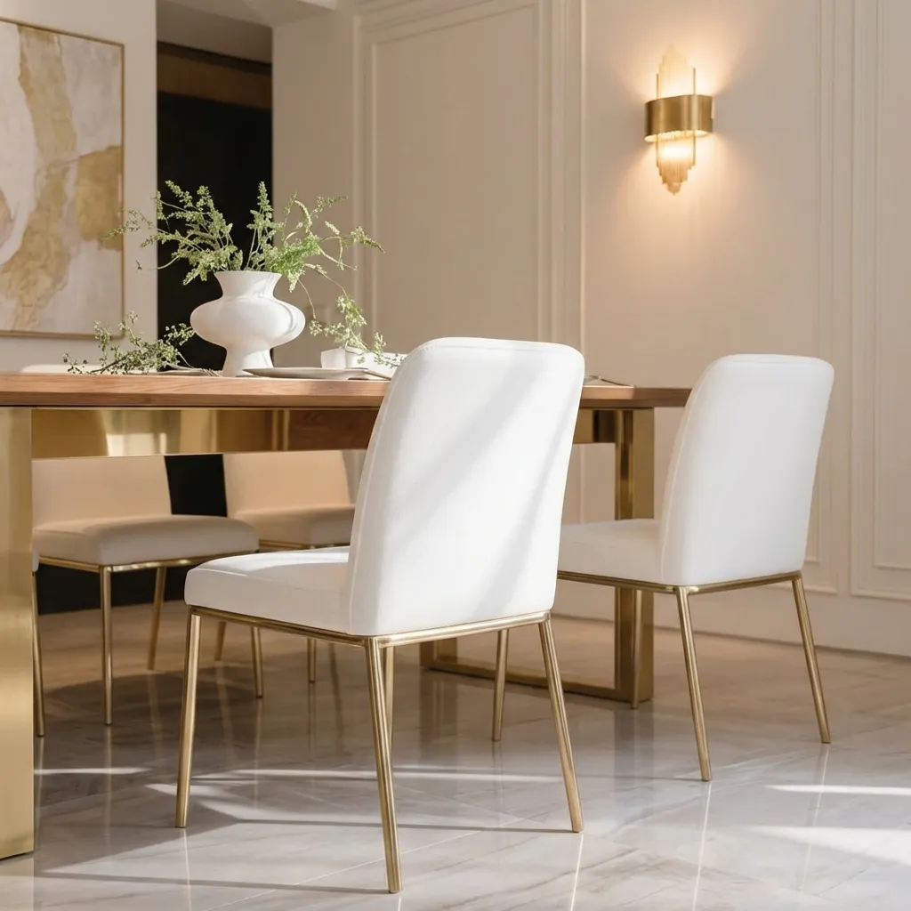 10.White Dining Chair