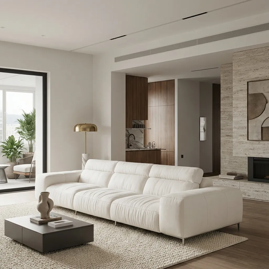 10.White Sofa
