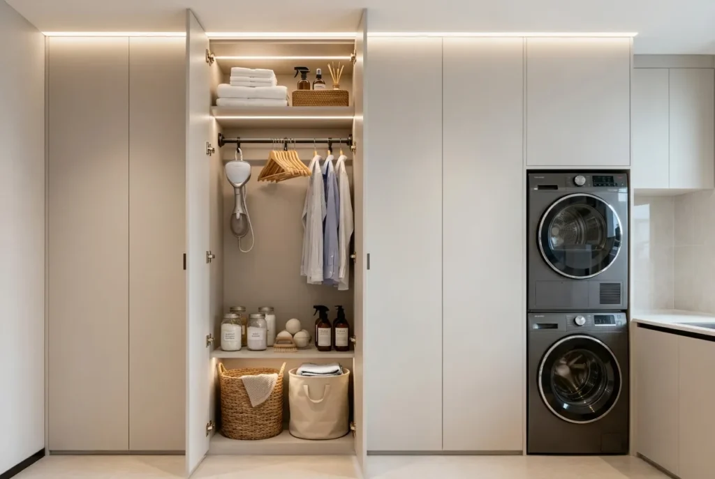 11,Tall Laundry Cabinet