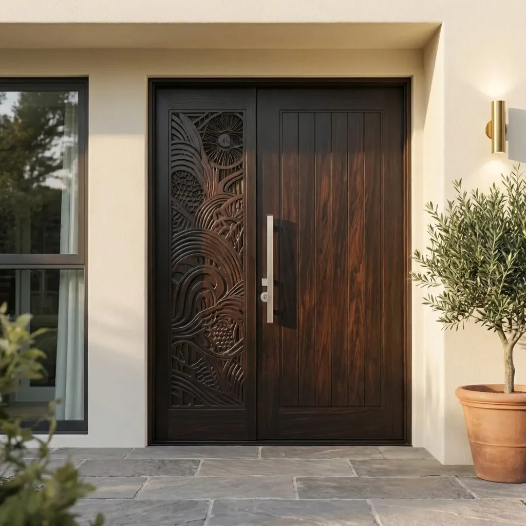 11.Wooden Door Pattern Carving