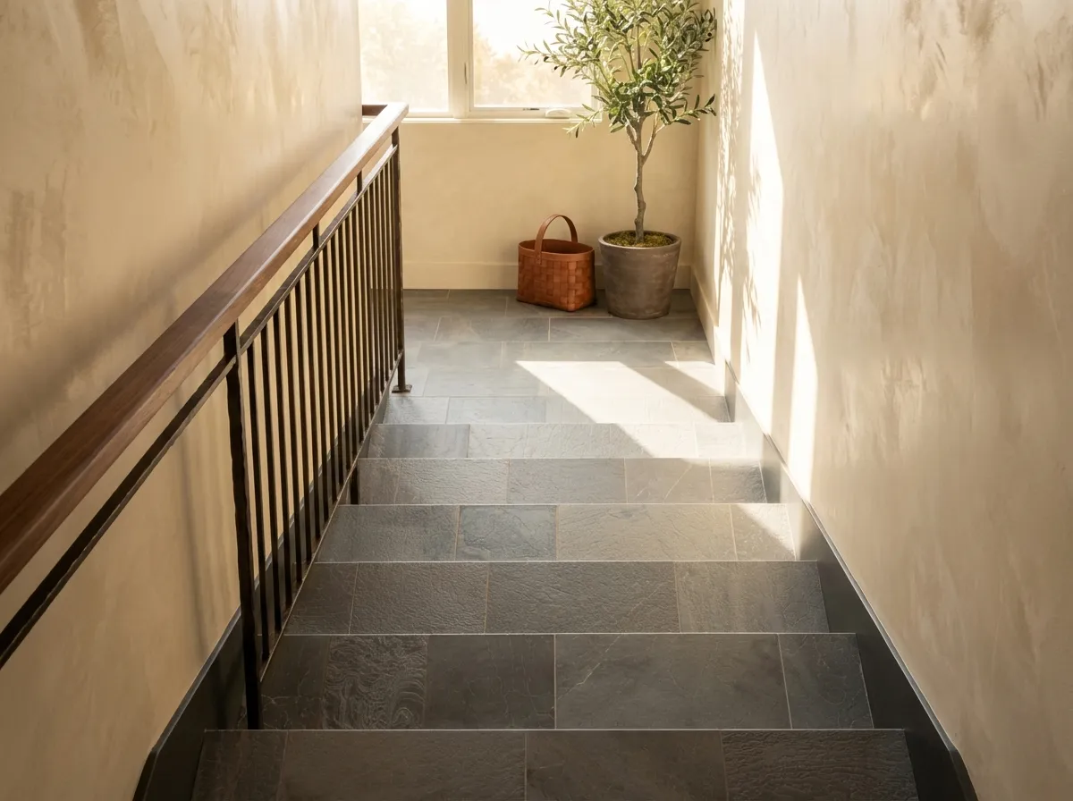 13.Stairs Thresholds — slate tile