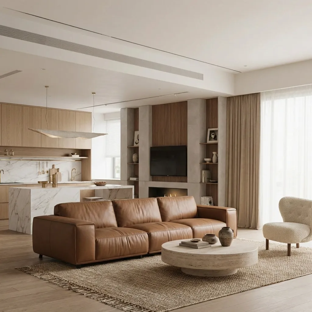 15.Brown Sofa
