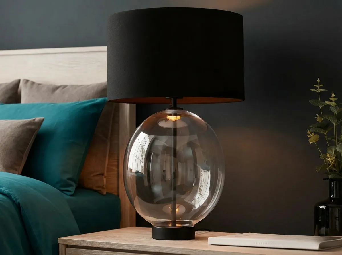 15.Glass Desk Lamp