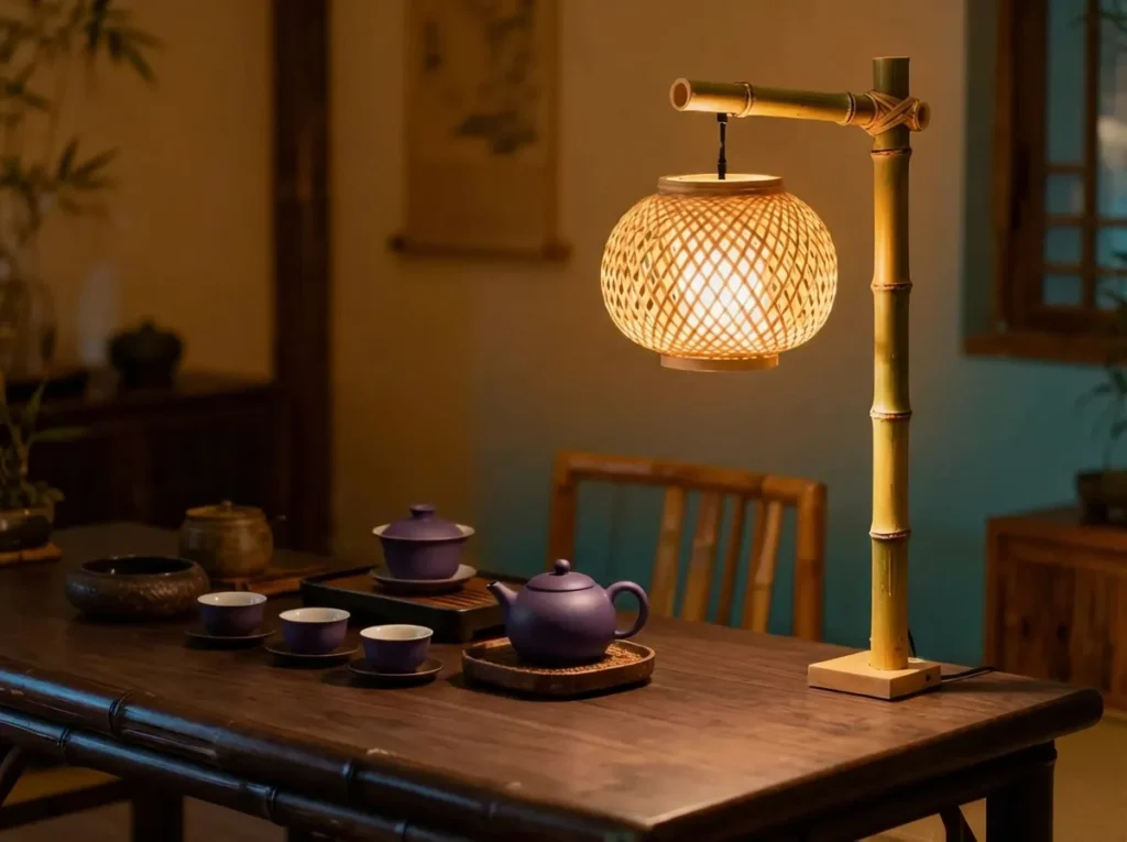 16.Bamboo Desk Lamp