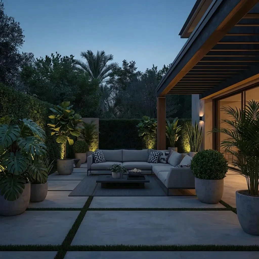 2.Artificial Outdoor Plants