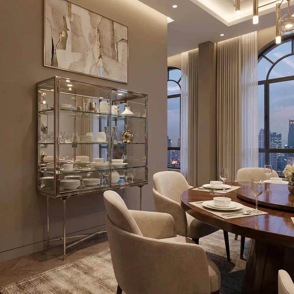2.Glass Sideboard