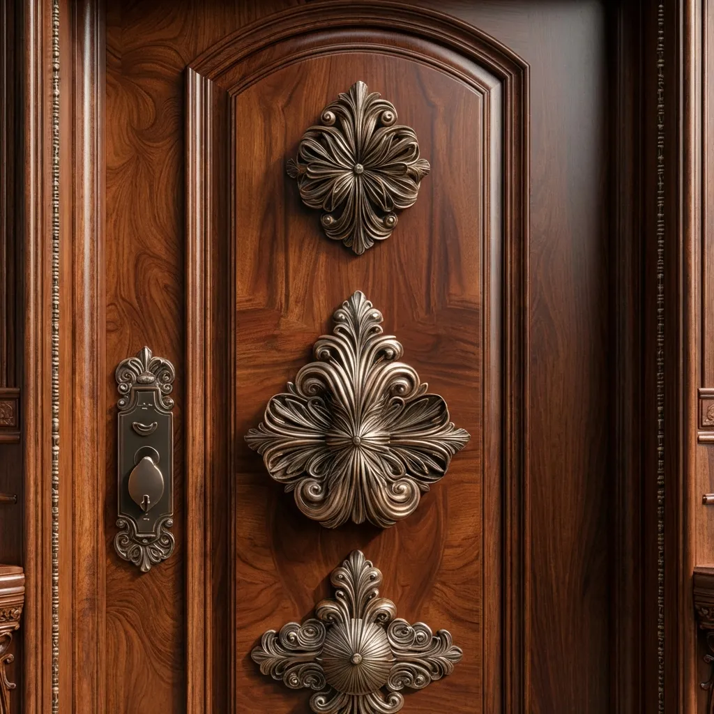 2.Wooden swing Door