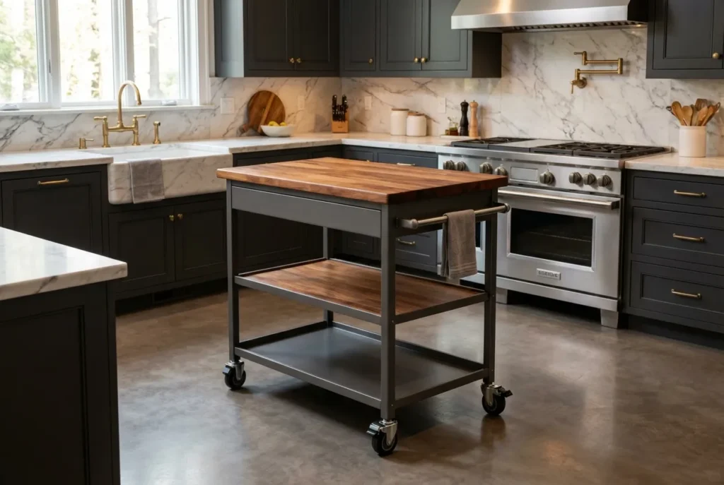3.Kitchen Island Cart