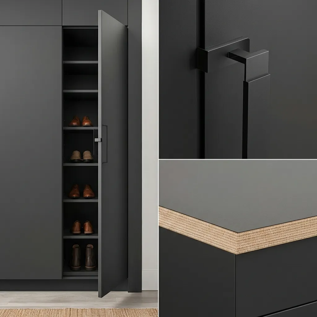 3.Mdf Shoe Cabinet