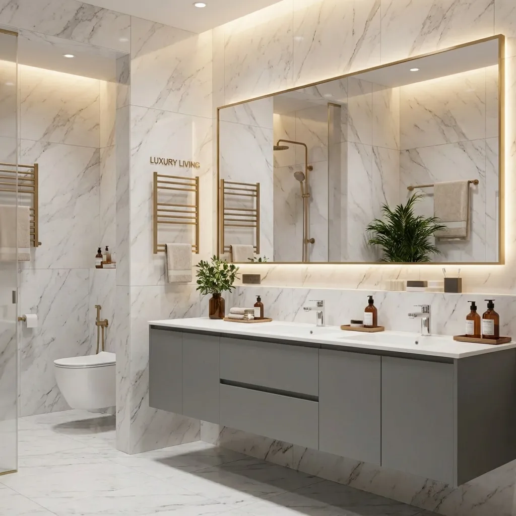 3,PVC Bathroom Cabinet