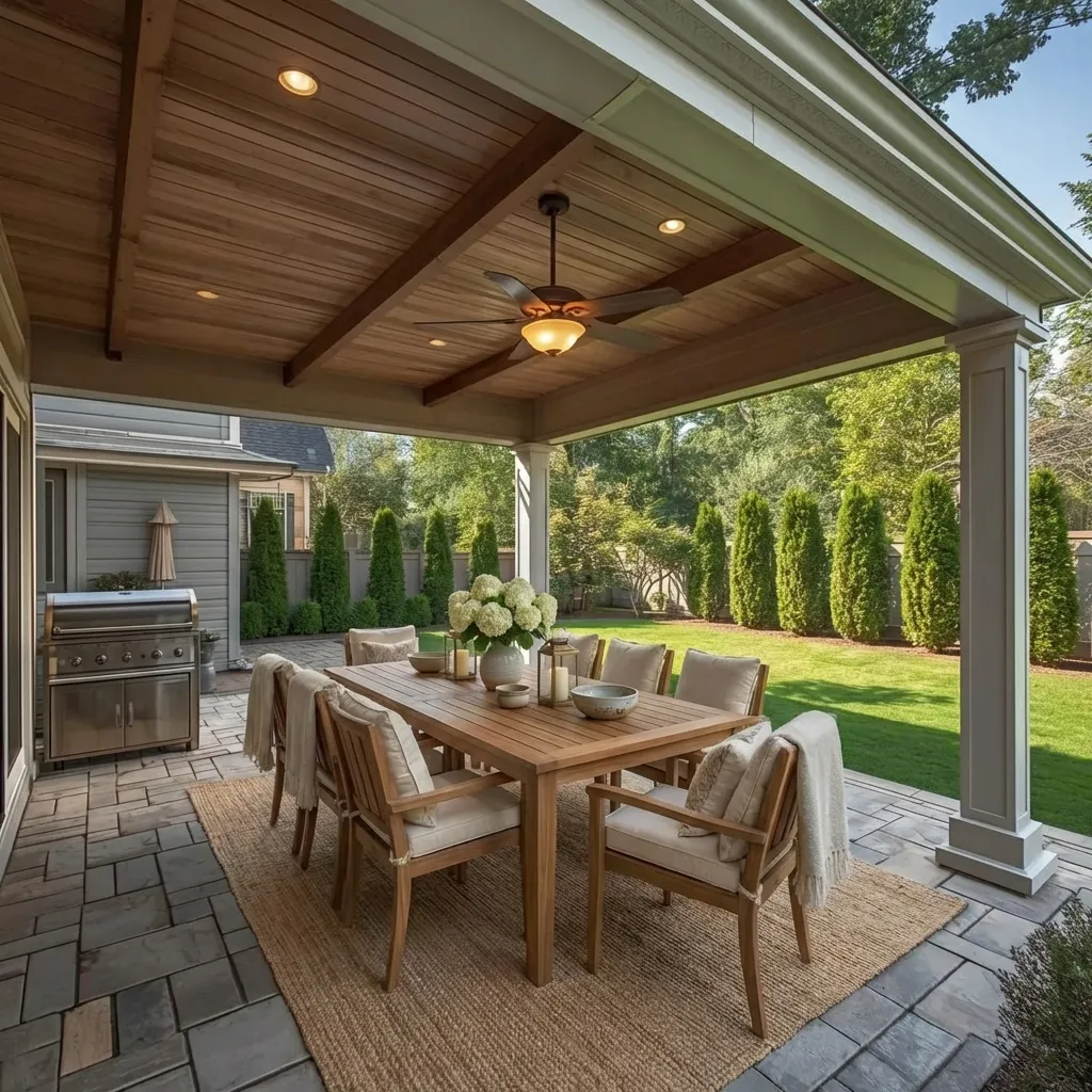 3.Pergola with Roof