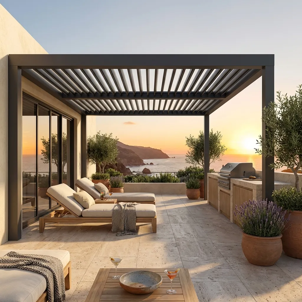 4.Aluminum Pergola