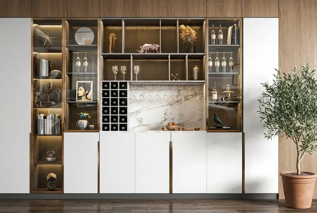 4,Tall Bar Cabinet