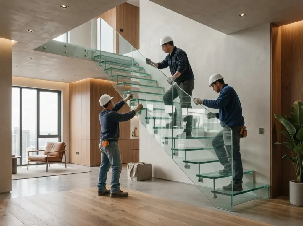 5.Components of a Glass Staircase System