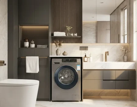 6,Bathroom Laundry Cabinet