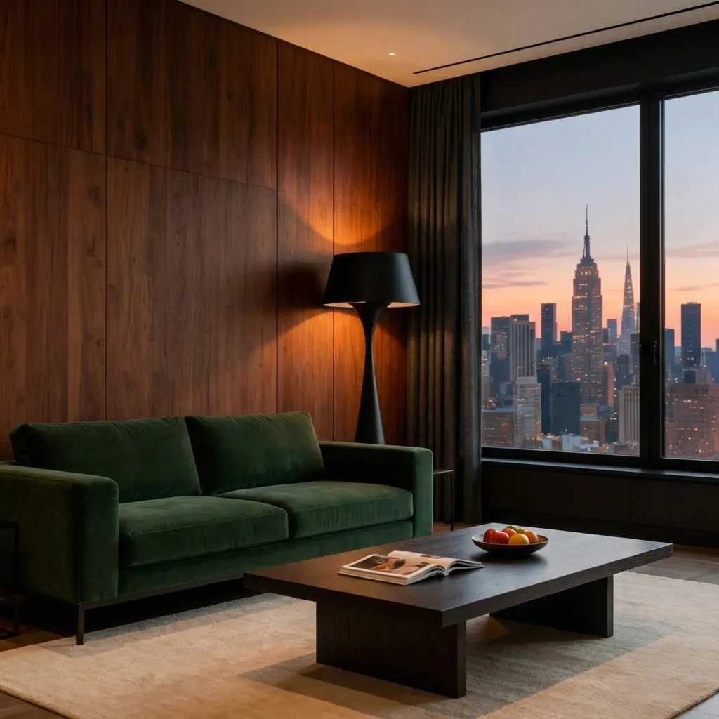 6.Black Floor Lamp