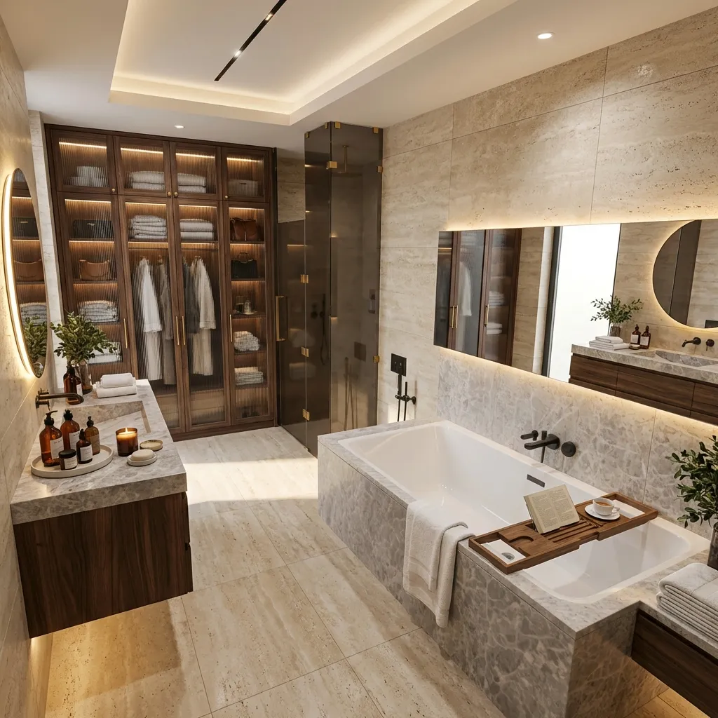 7.Built In Bathtub