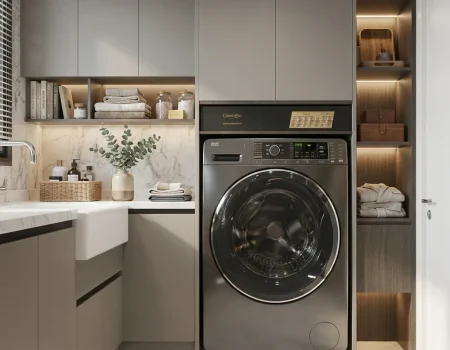 7,Laundry Room Laundry Cabinet