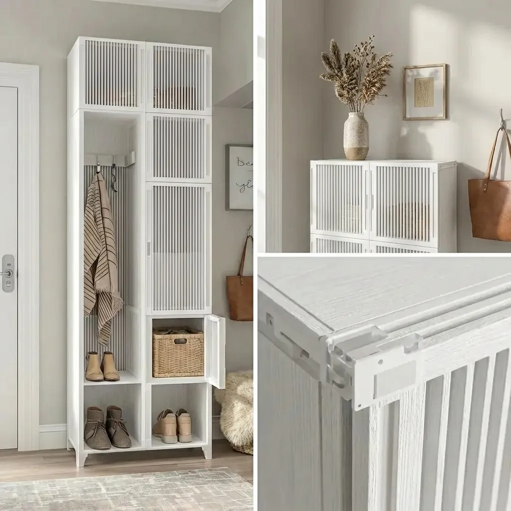 7.Plastic Shoe Cabinet