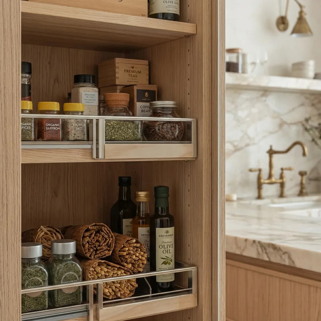 8,Melamine Pantry Cabinet