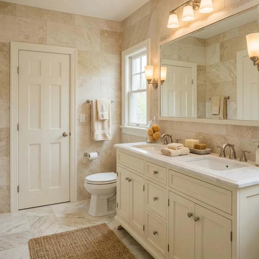 9,Classic Style Bathroom Cabinet