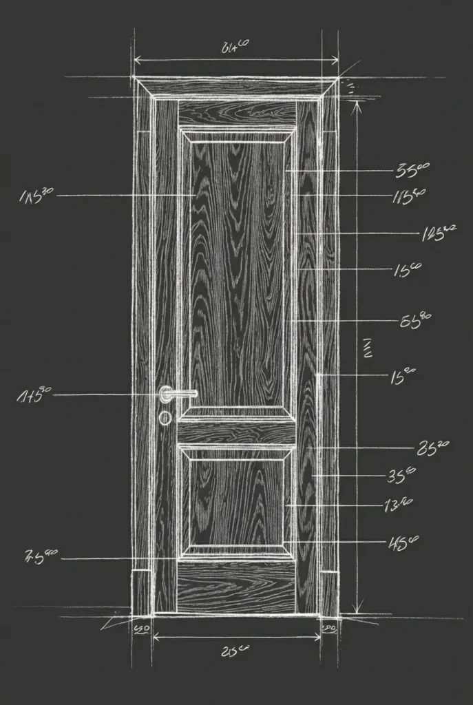 9.Wooden Door Size