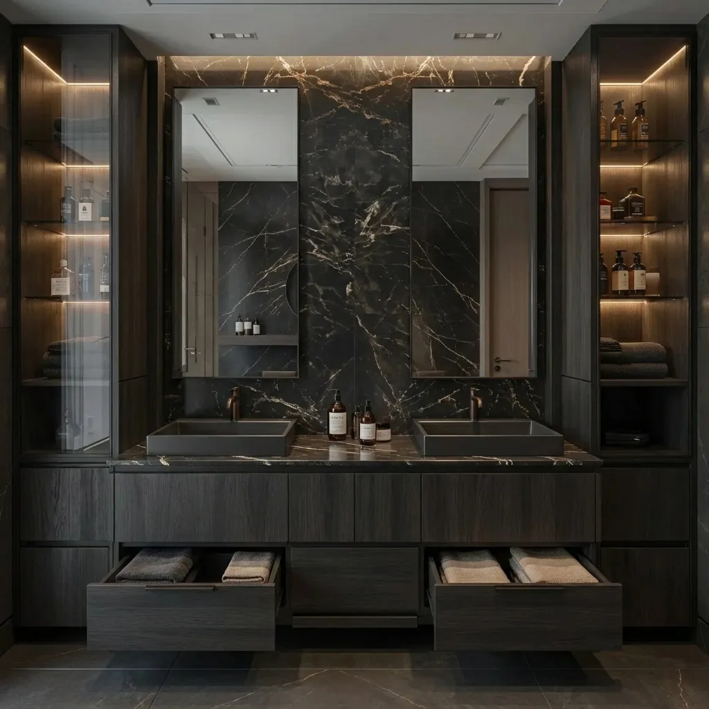 Custom Bathroom Cabinets